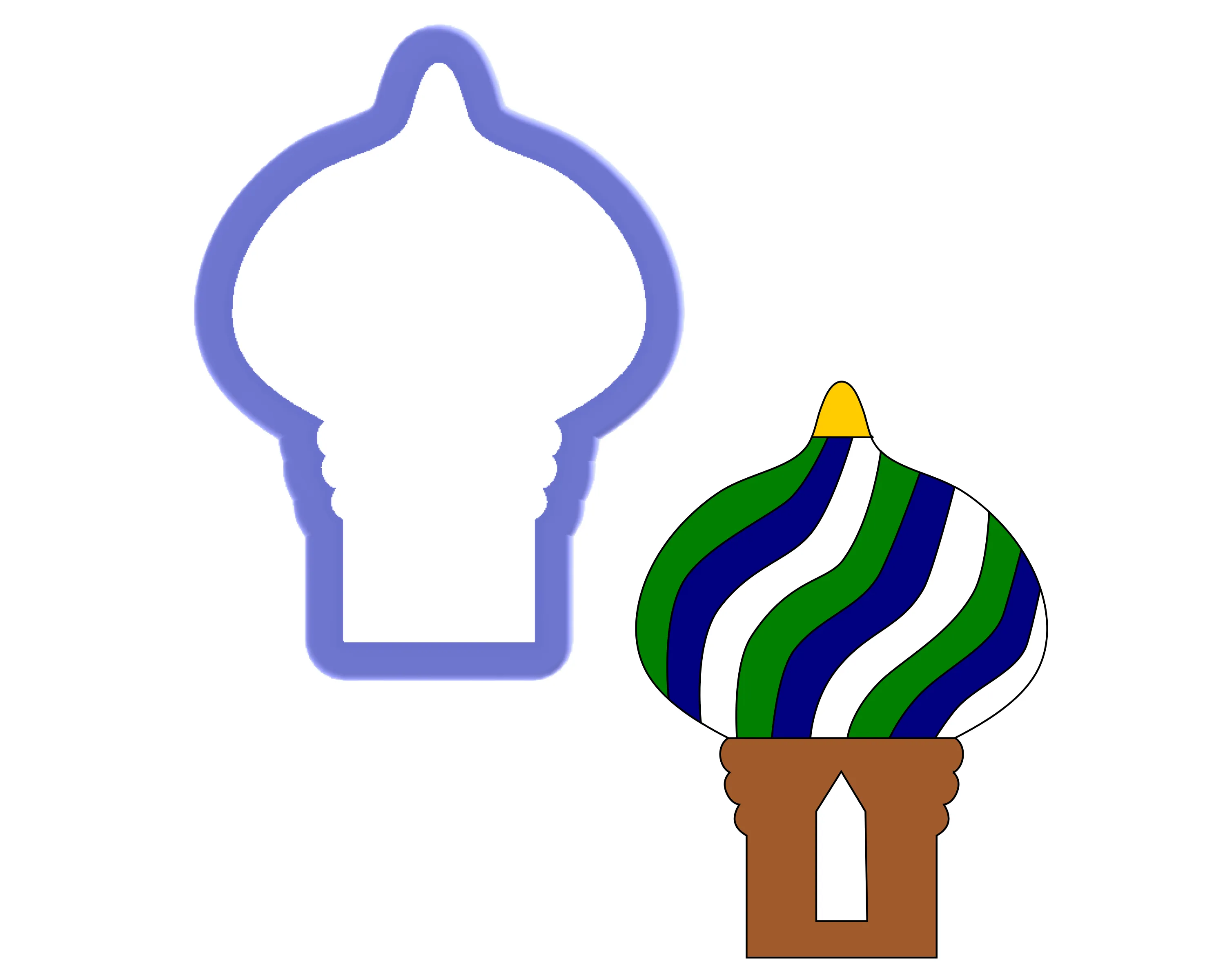Russian Dome Cookie Cutter