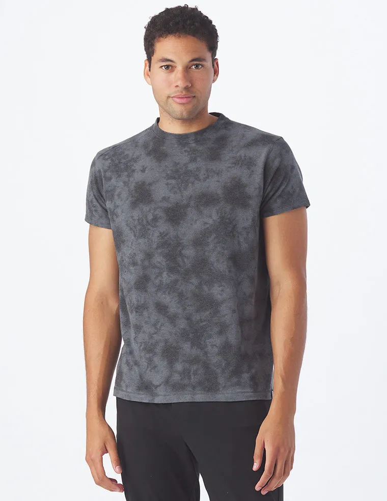 Salton Short Sleeve: Black Tie-Dye