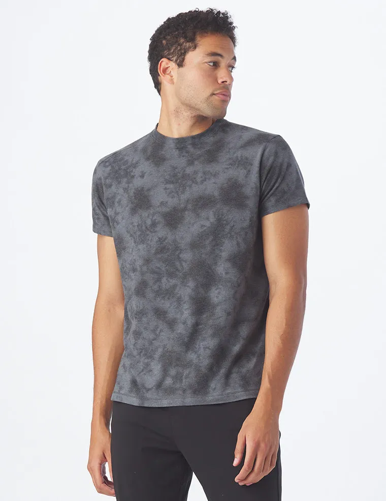Salton Short Sleeve: Black Tie-Dye