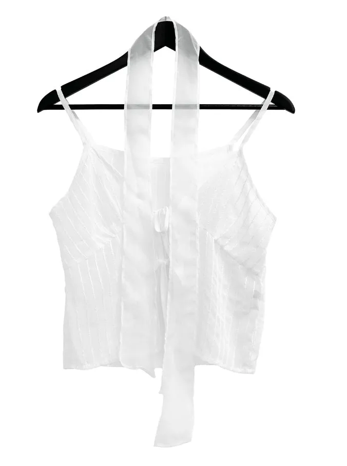 Scarf chiffon bustier