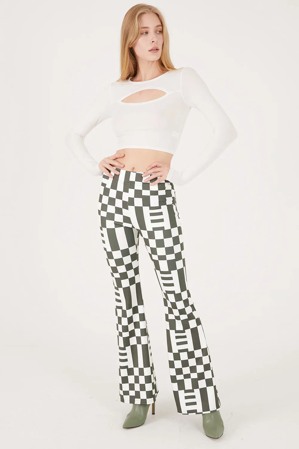 Shelly Cut Out Cropped Top