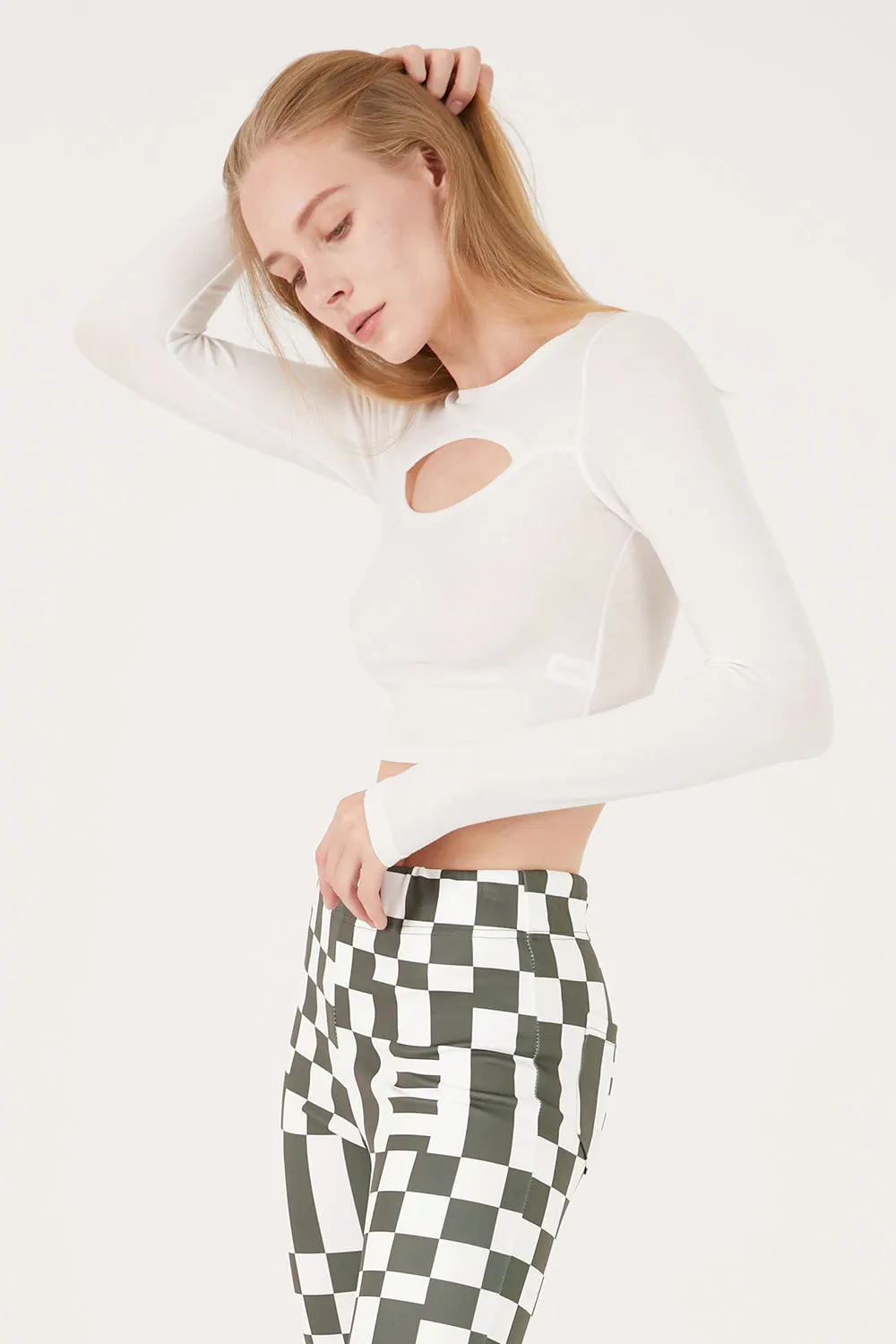 Shelly Cut Out Cropped Top