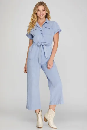 Short Sleeve Jumpsuit