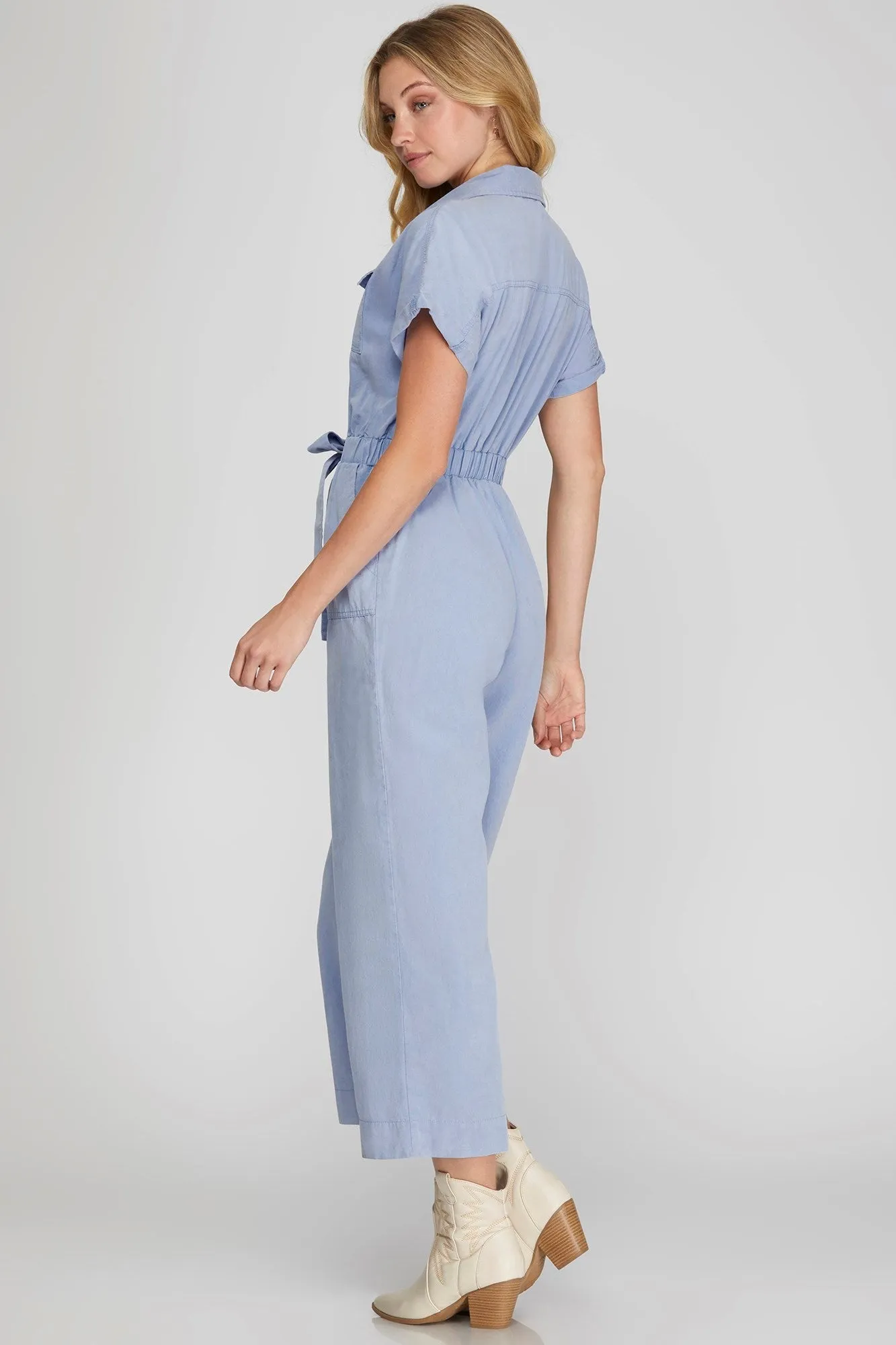 Short Sleeve Jumpsuit