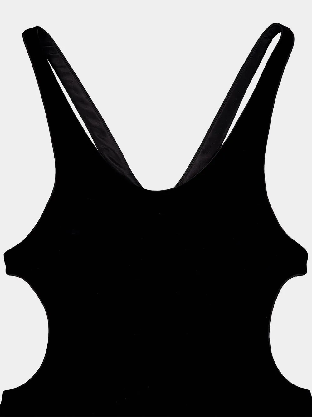 Signature Black Velvet Maxi Dress