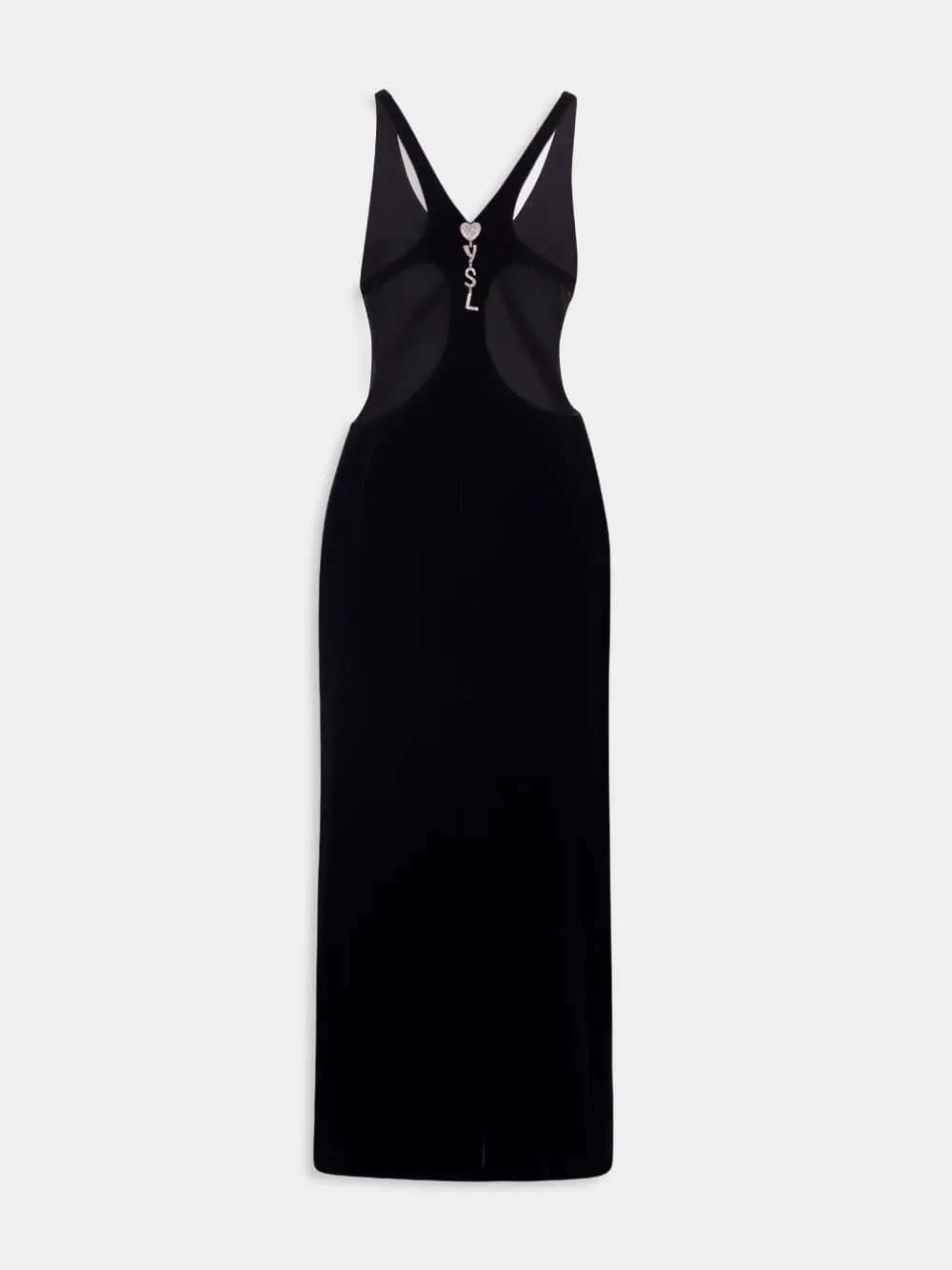 Signature Black Velvet Maxi Dress