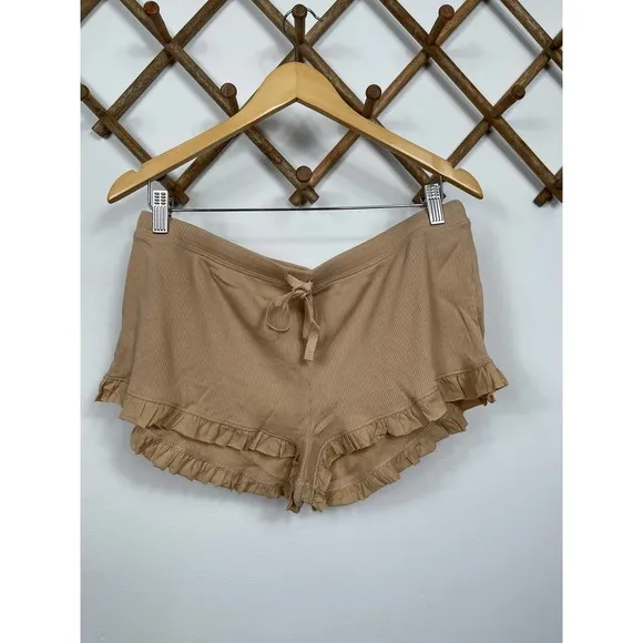 Skin Raffaela Shorts in Toasted Coconut Size 4/XL
