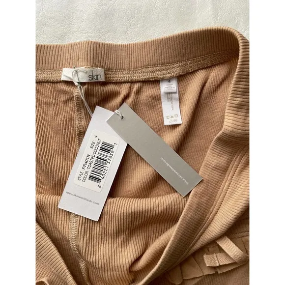 Skin Raffaela Shorts in Toasted Coconut Size 4/XL