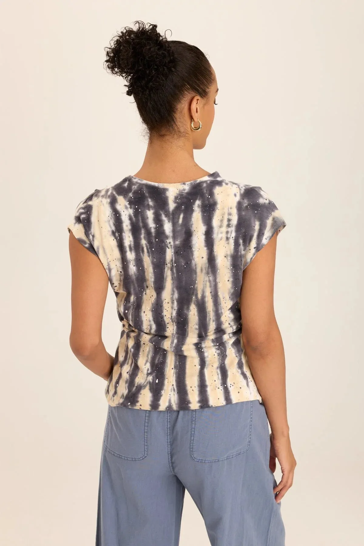 Slub Knit Tie Dye Top