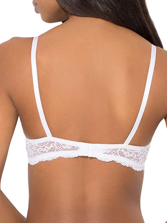 Smart & Sexy Womens Maximum Cleavage Underwire Push Up Bra, White! Sz 36C!