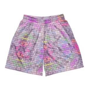 Soft Athletic Shorts (100% Recycled Material)- "Disco Kitty" Design