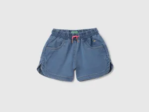 Solid Pattern Shorts