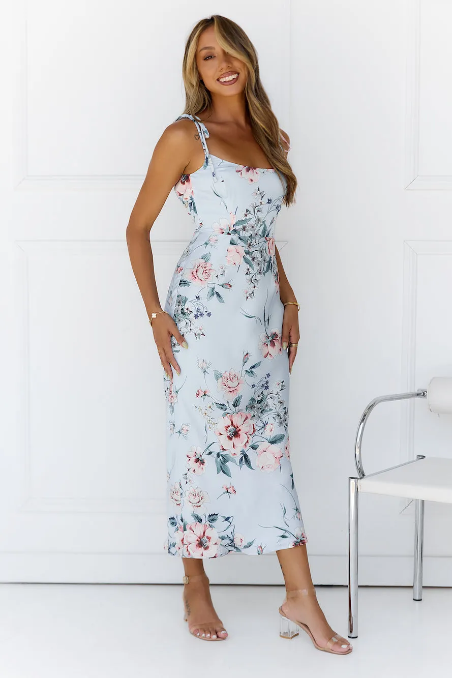 Sophisticated Flora Maxi Dress Print