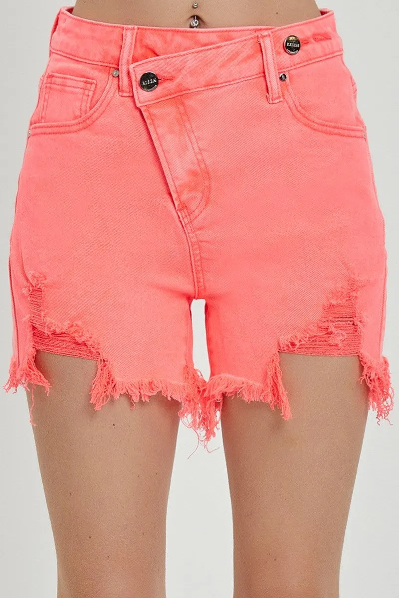 Spicy Coral Crossover Shorts