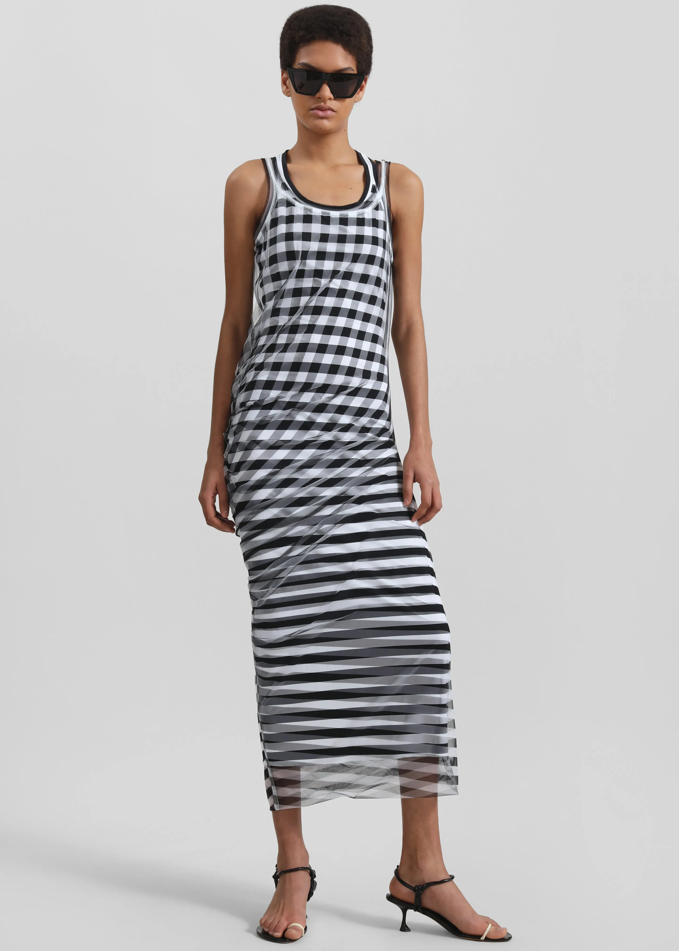 Sportmax Naro Tulle Dress - Black