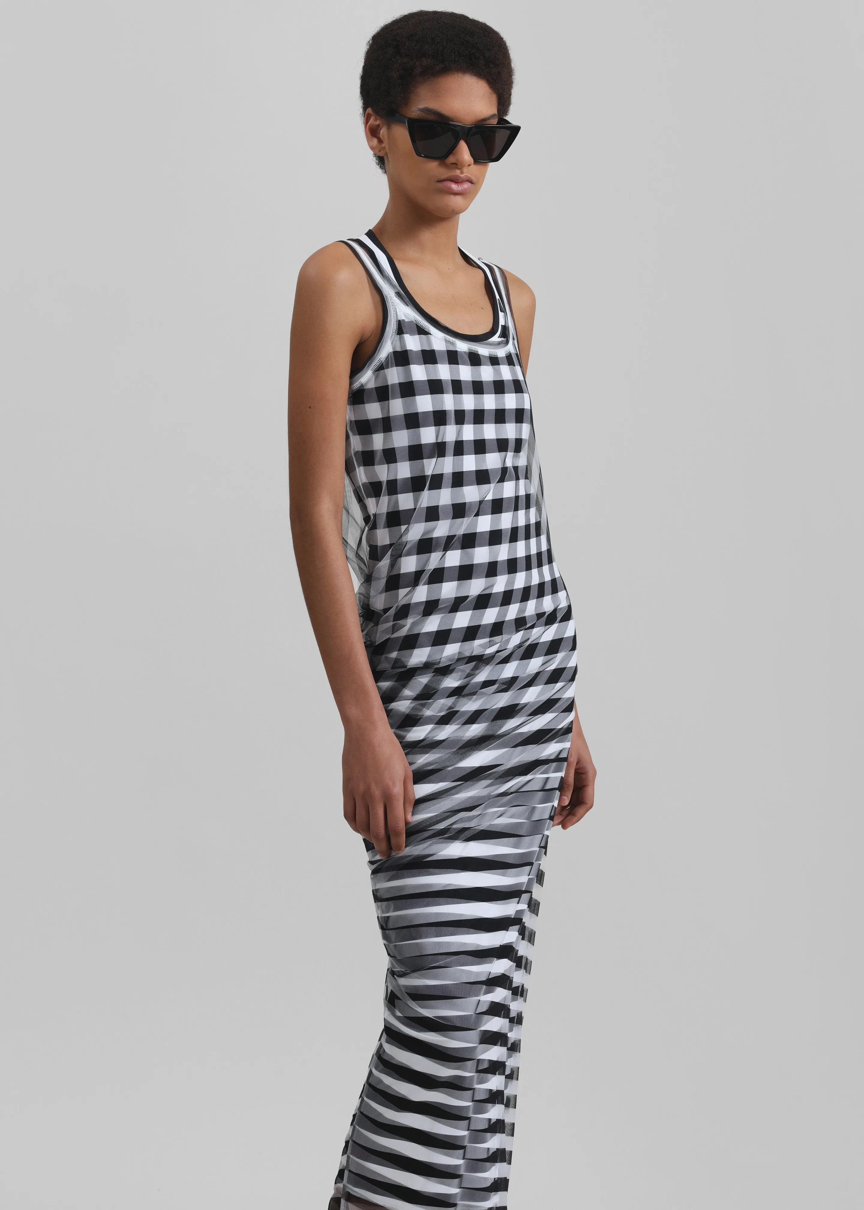 Sportmax Naro Tulle Dress - Black