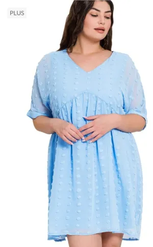 Spring Dots Dress (Plus)