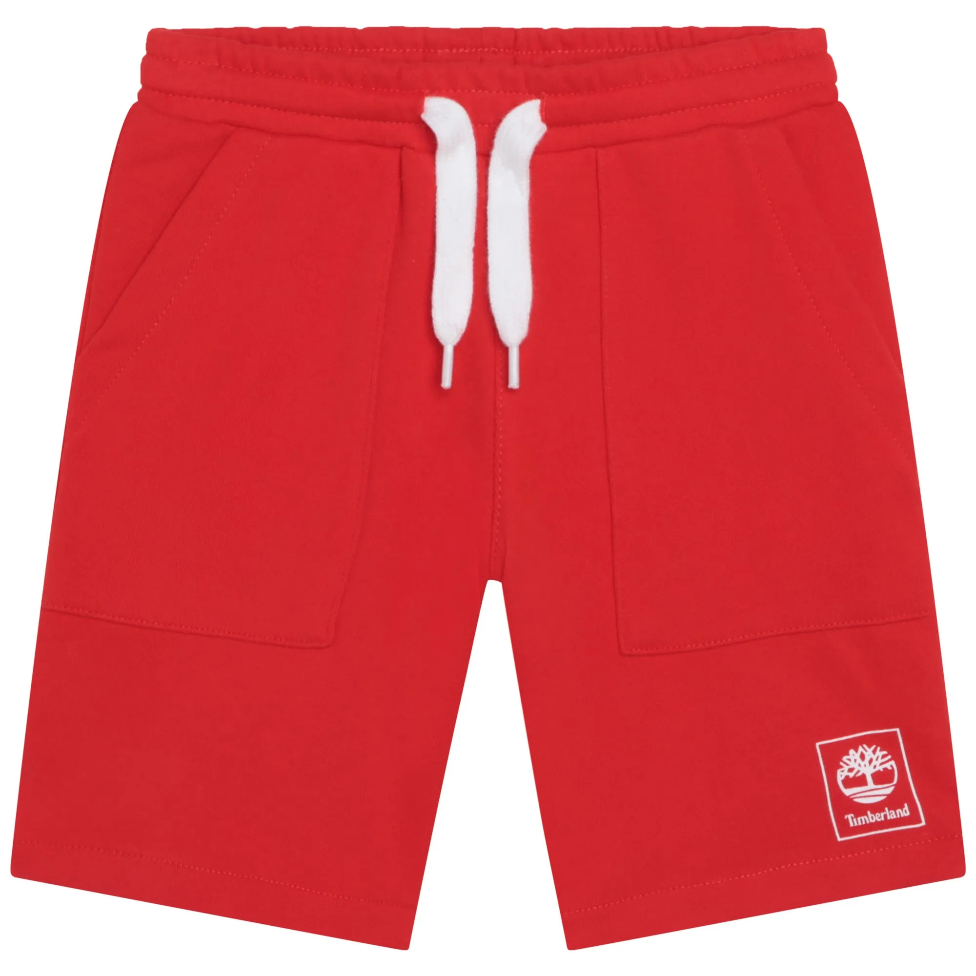 SS22 Timberland Boys Red Jersey Shorts