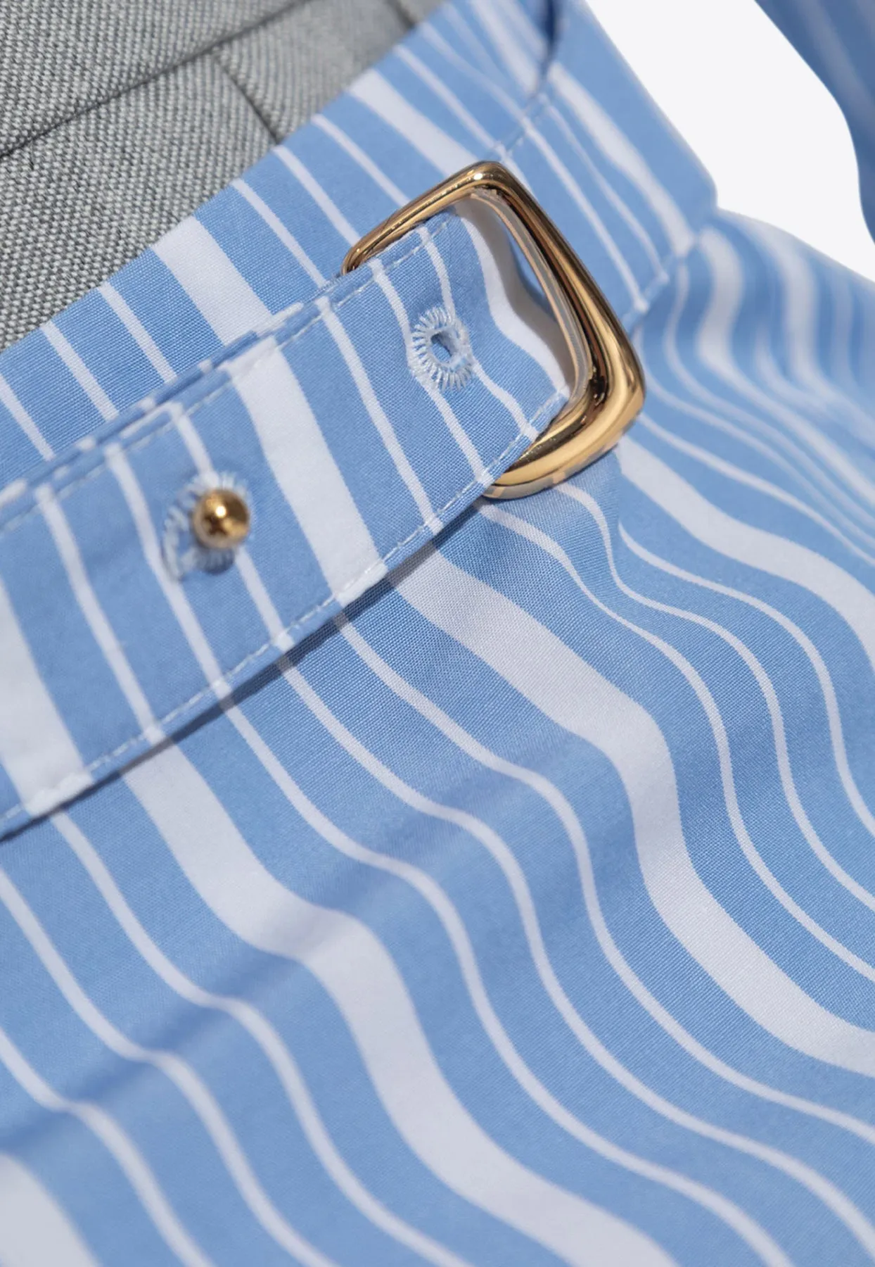 Striped Shirt with Cut-Out