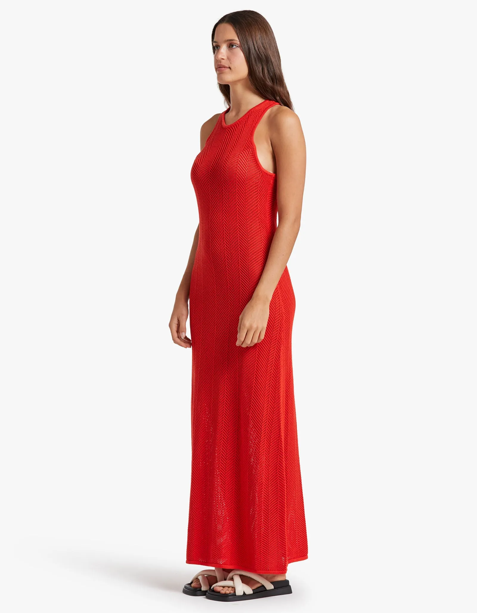 Sundown Dress - True Red
