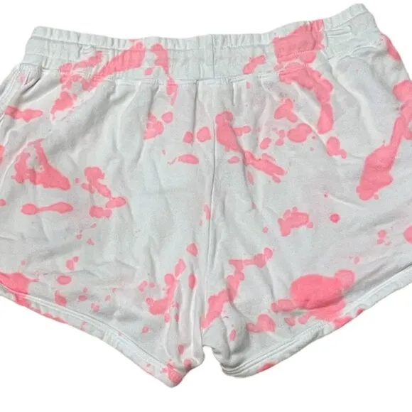 Sundry Dolphin Tie Dye Lounge Shorts Pop Pink Women's