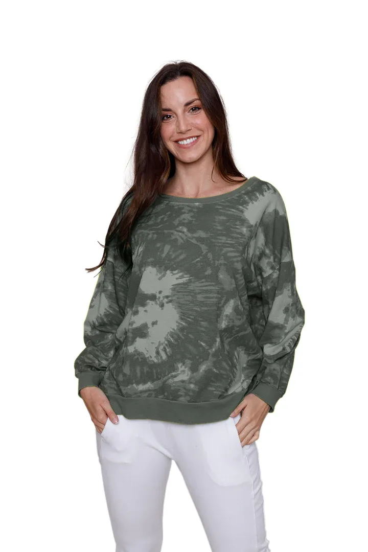 Suzy D - Jarvis Tie Dye Oversize Sweatshirt
