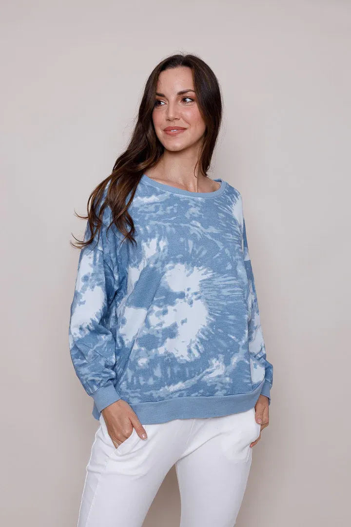 Suzy D - Jarvis Tie Dye Oversize Sweatshirt