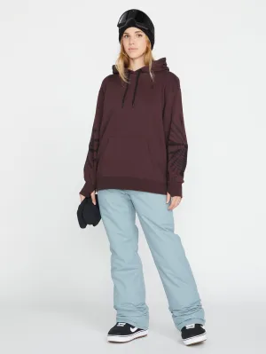 Sweat à capuche Costus Fleece - Black Plum