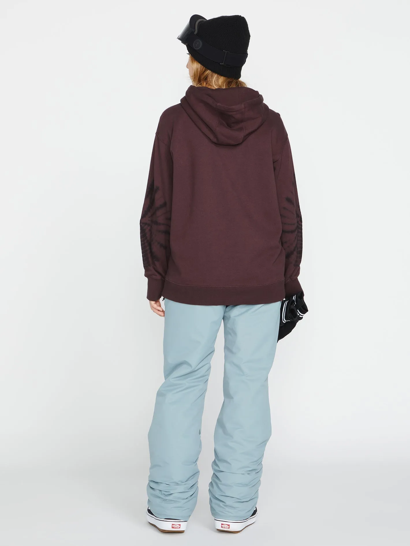 Sweat à capuche Costus Fleece - Black Plum