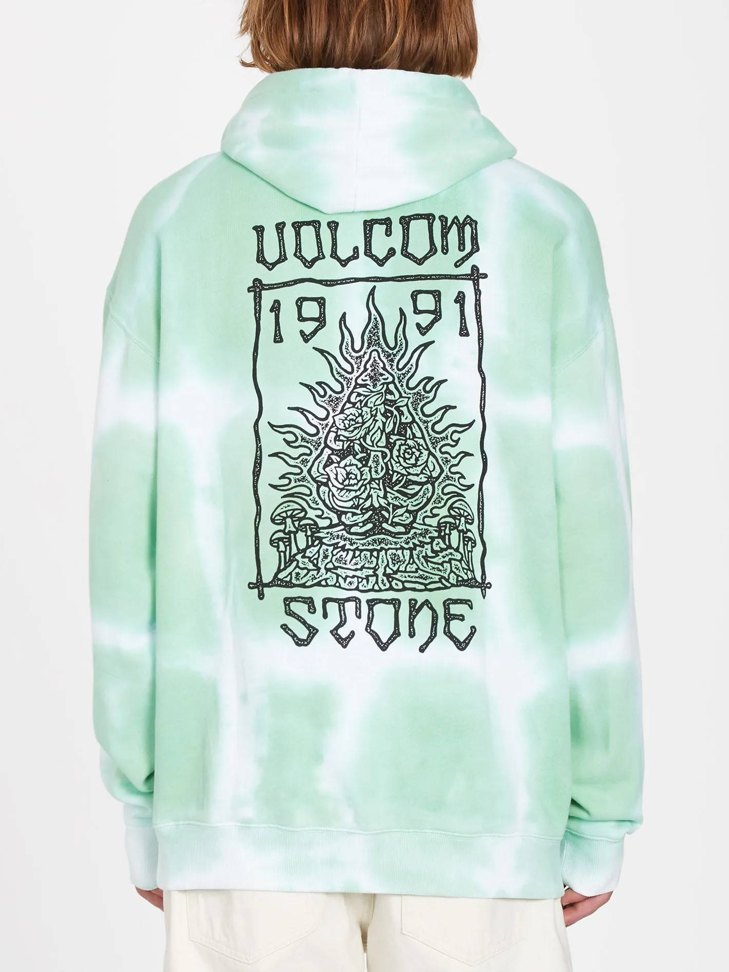 Sweat à capuche Trippin Dye - BOTTLE GREEN