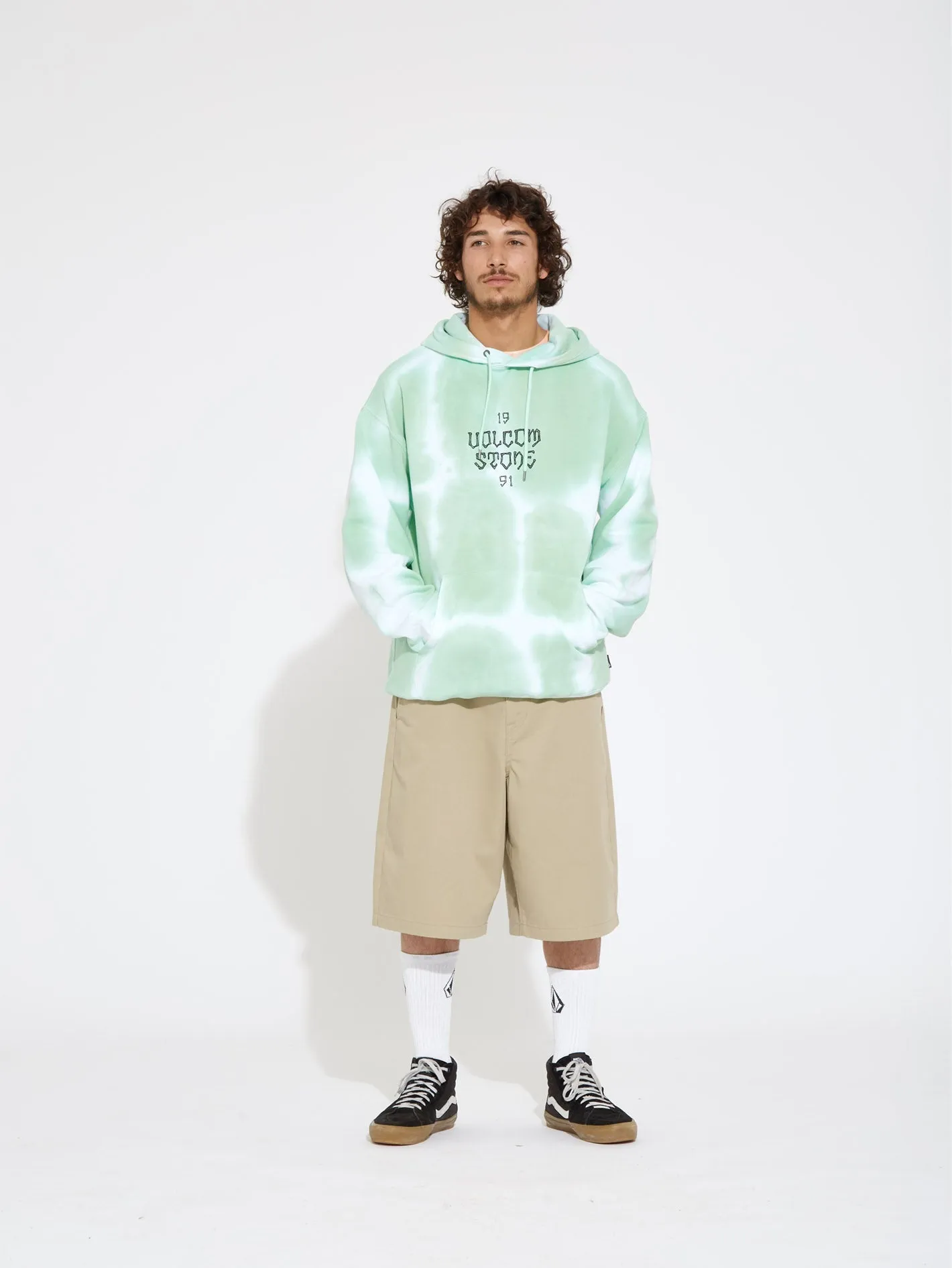 Sweat à capuche Trippin Dye - BOTTLE GREEN