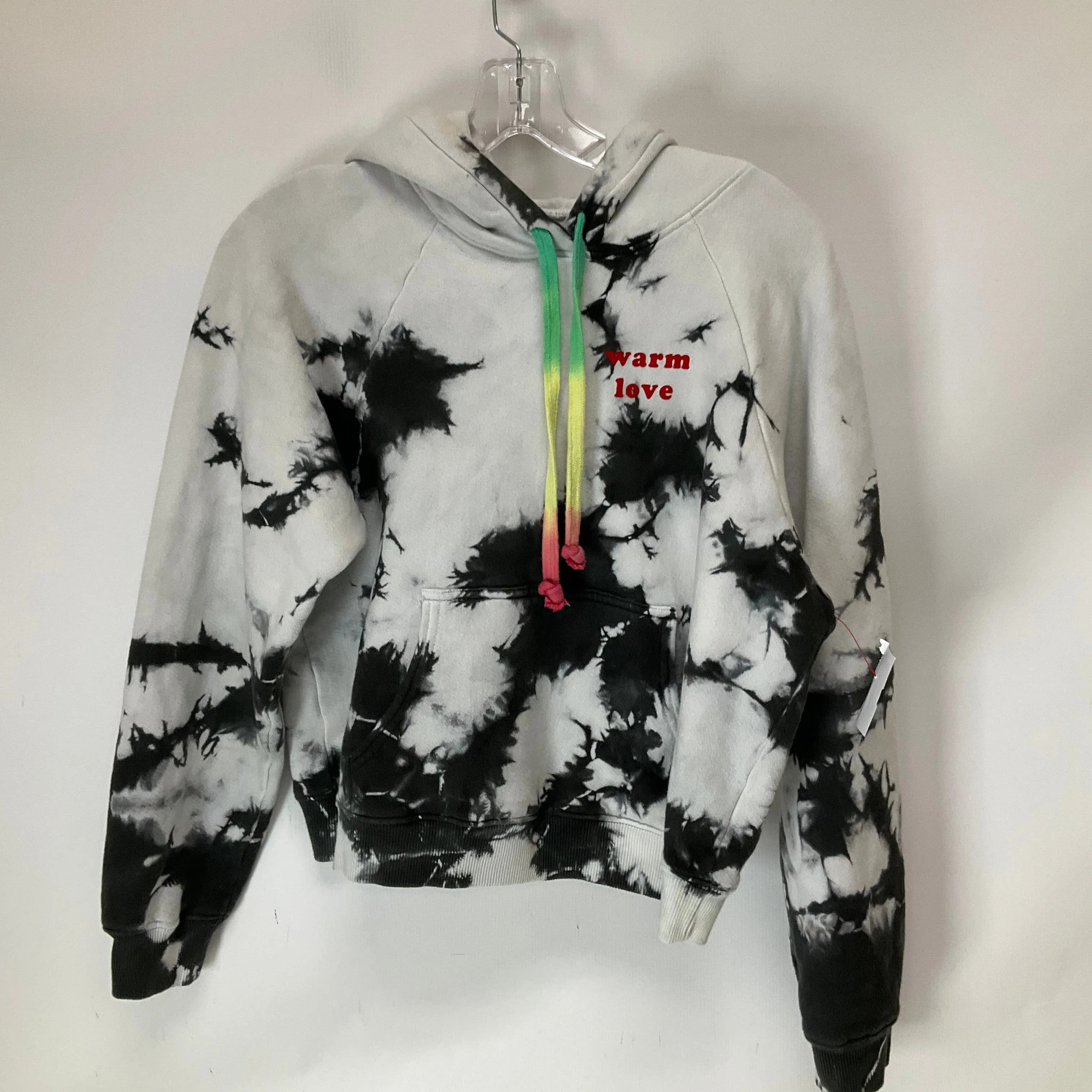 Sweatshirt Hoodie By Cmb In Tie Dye Print, Size: S