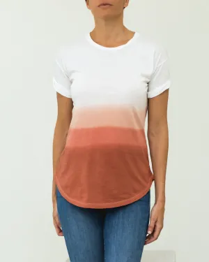 T Shirt Cuello Redondo Terracota