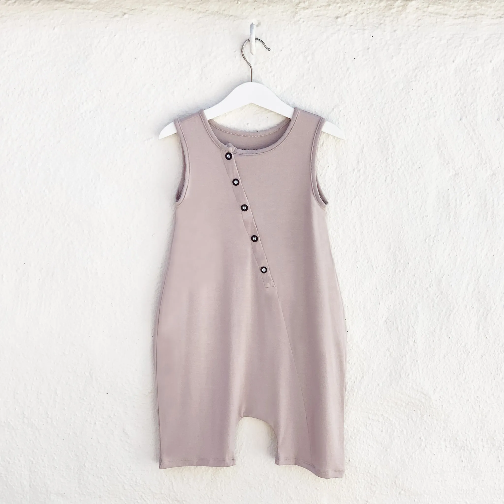 Tank Romper - Mocha