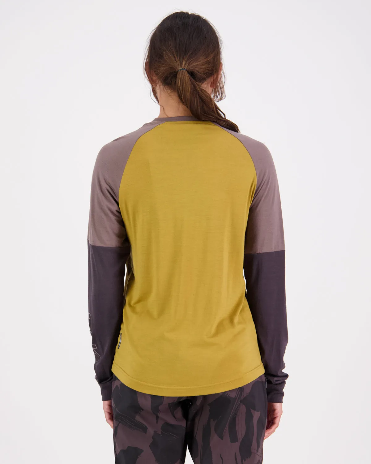 Tarn Merino Bike Wind Jersey - Cumin Dust