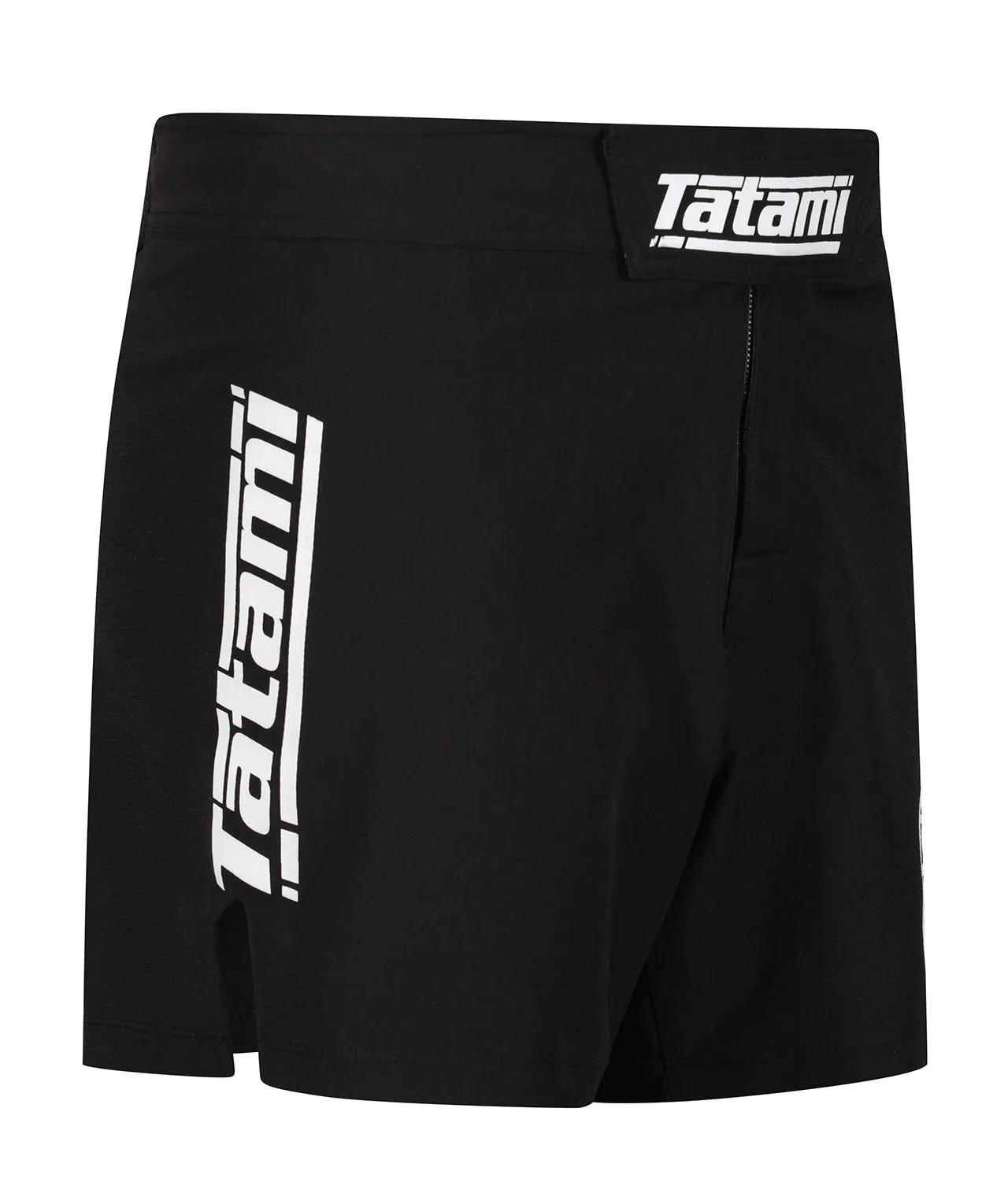 Tatami Pro Grappling Shorts - White on Black