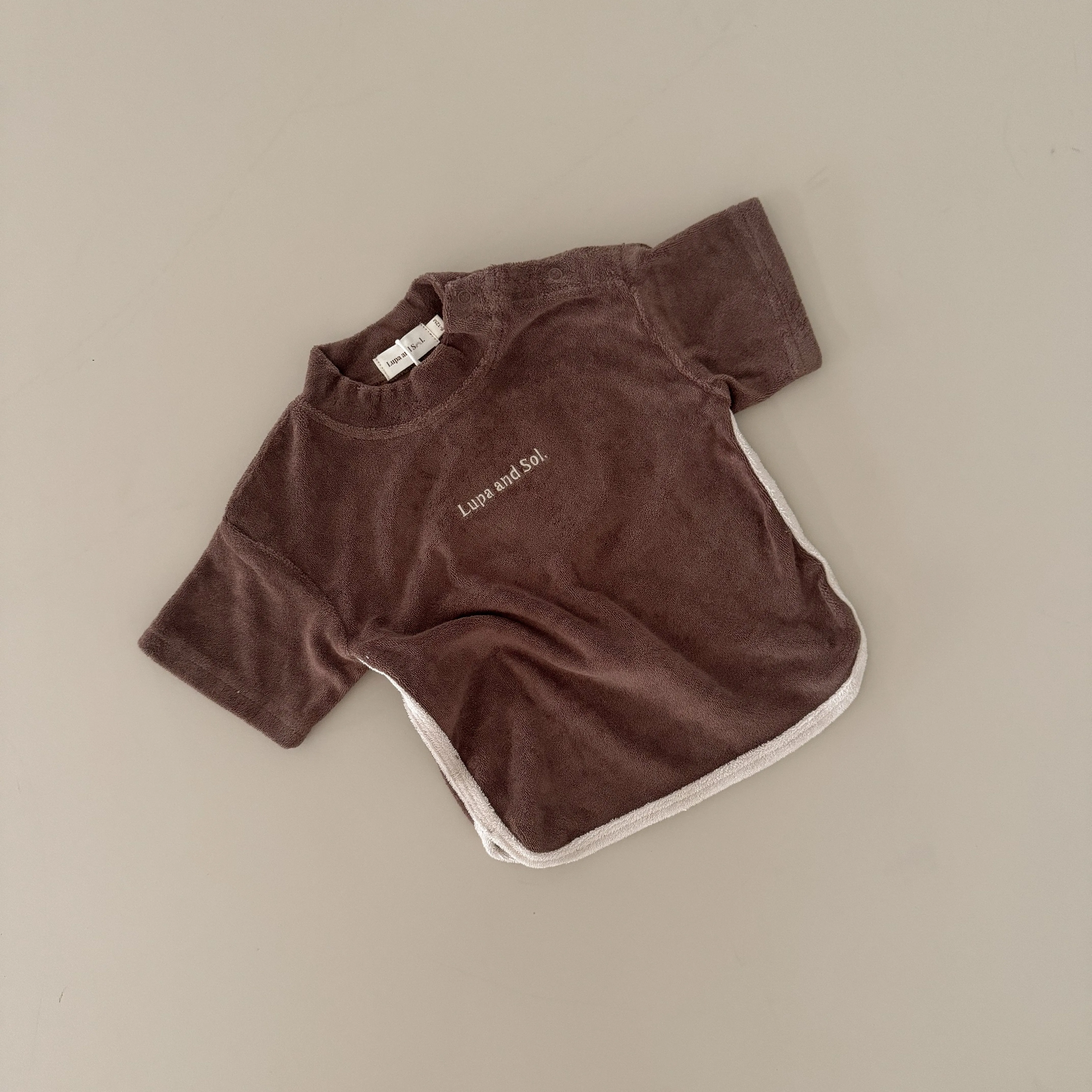 Terry Logo Tee | Chocolate