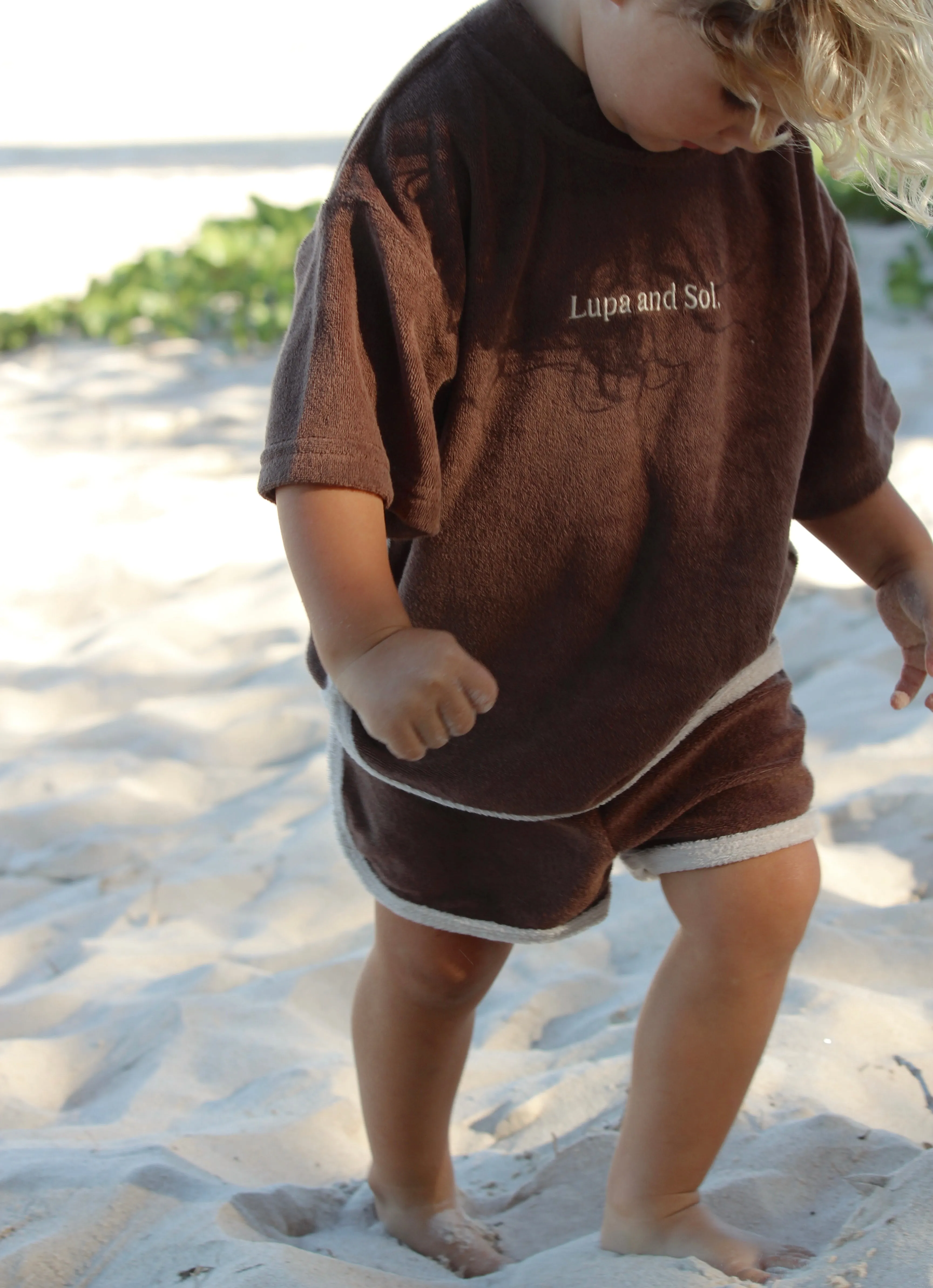 Terry Logo Tee | Chocolate