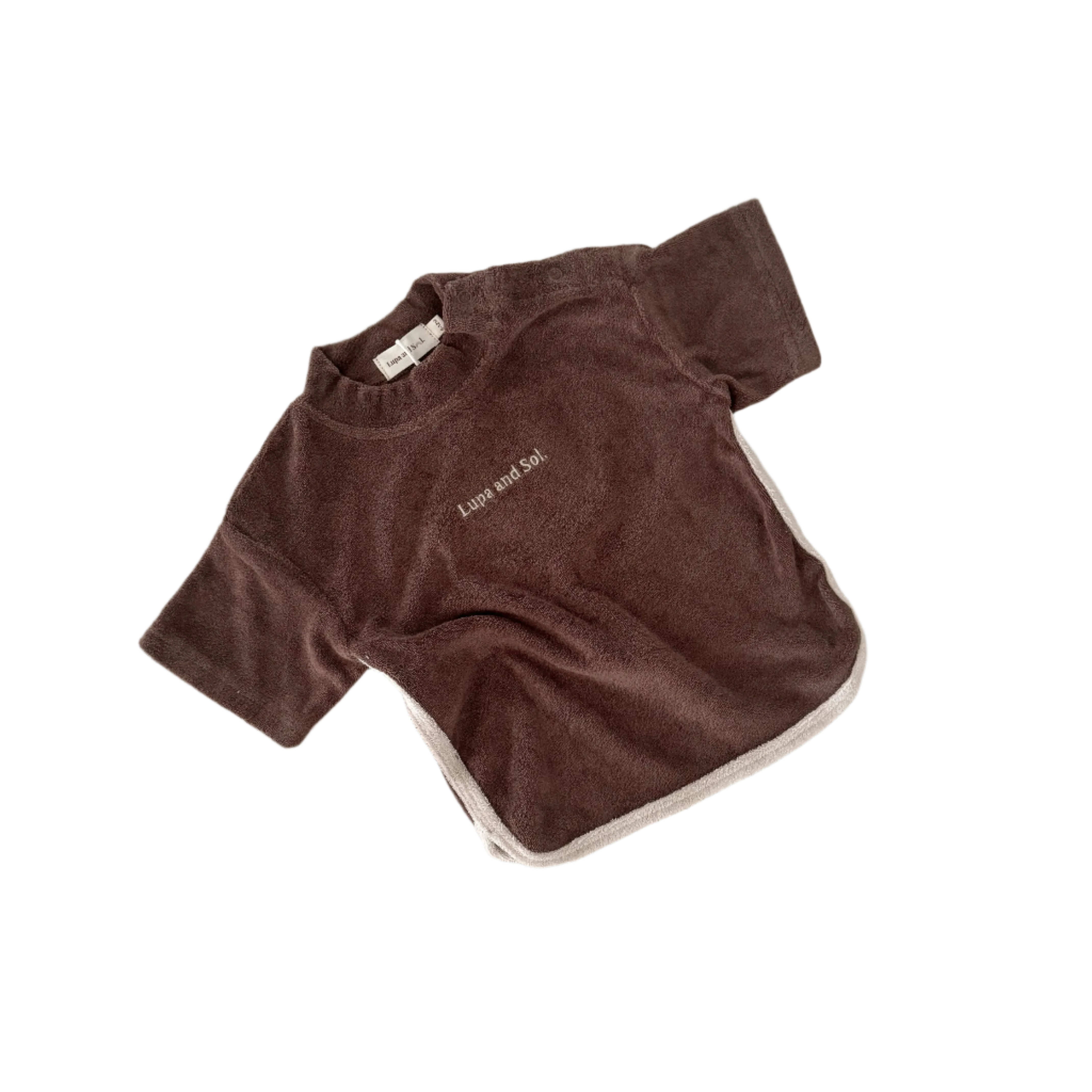 Terry Logo Tee | Chocolate
