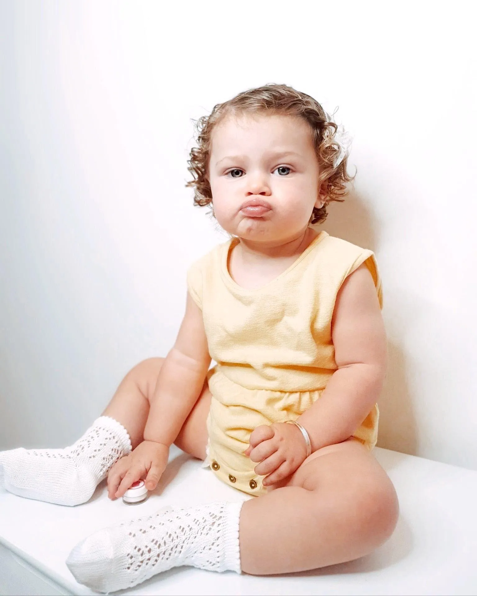 Terry Towelling Lemon Romper