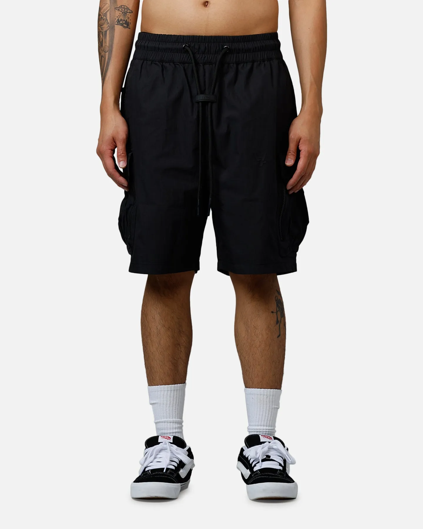 The Anti Order Anti Military Cargo Shorts Black