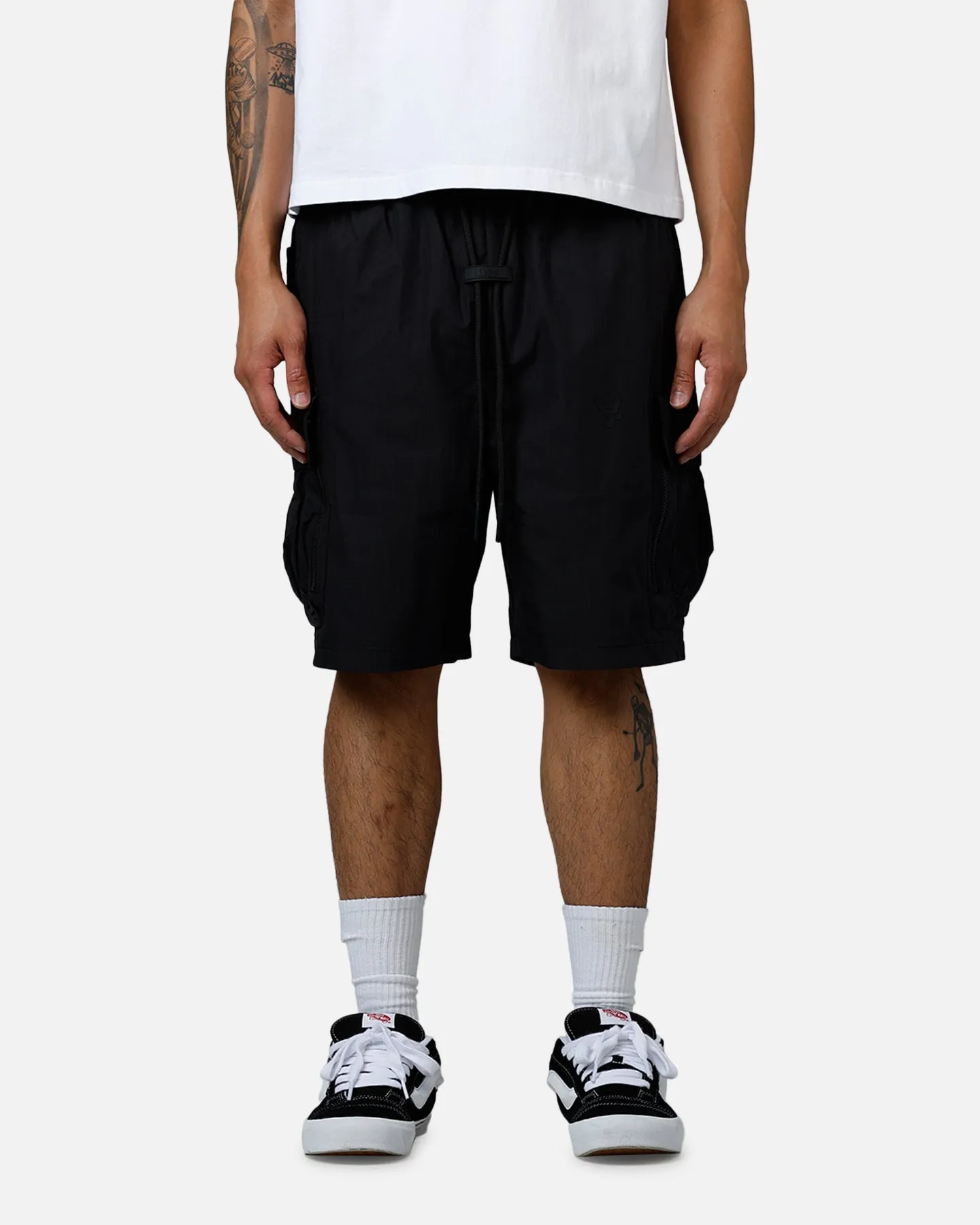 The Anti Order Anti Military Cargo Shorts Black