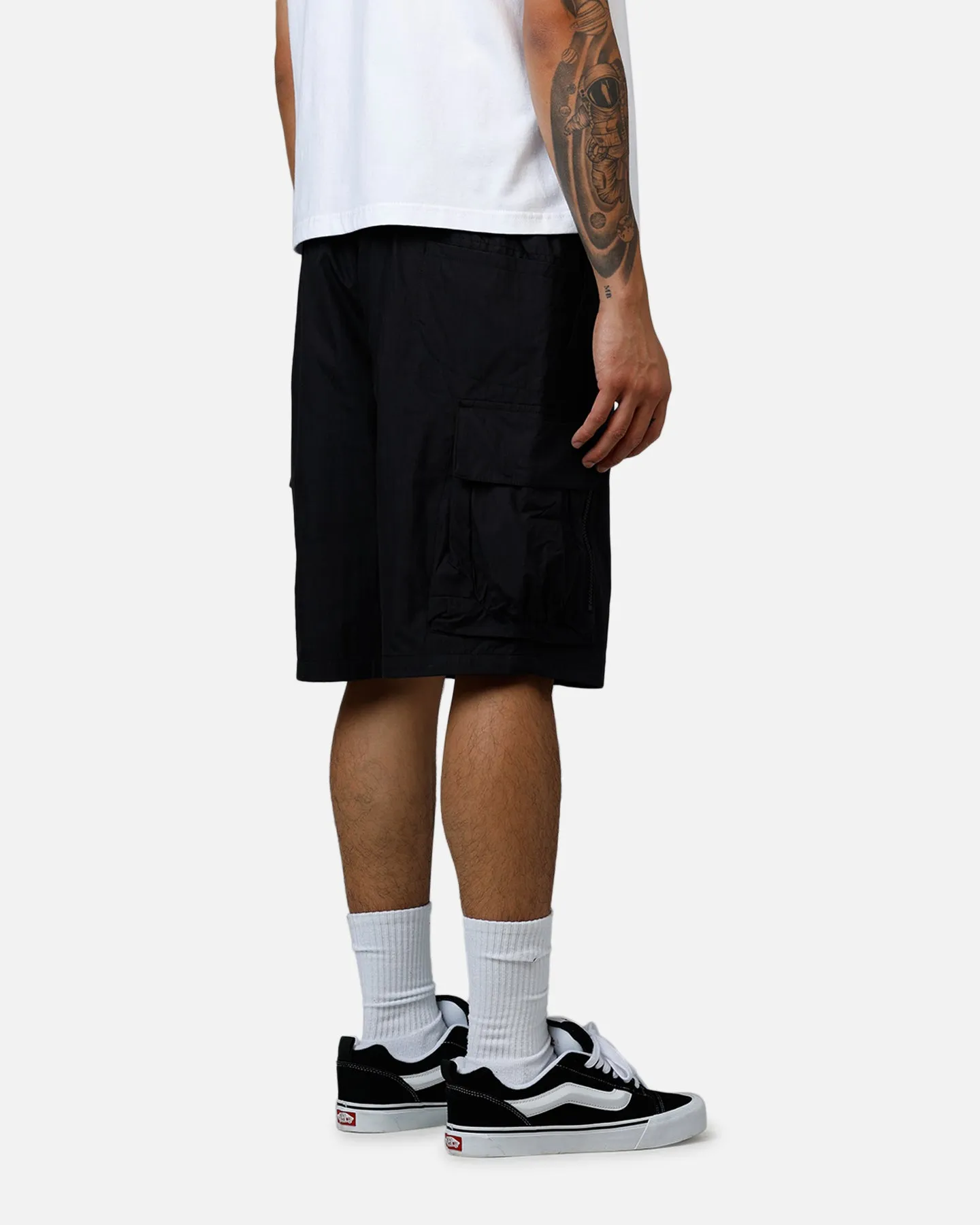 The Anti Order Anti Military Cargo Shorts Black