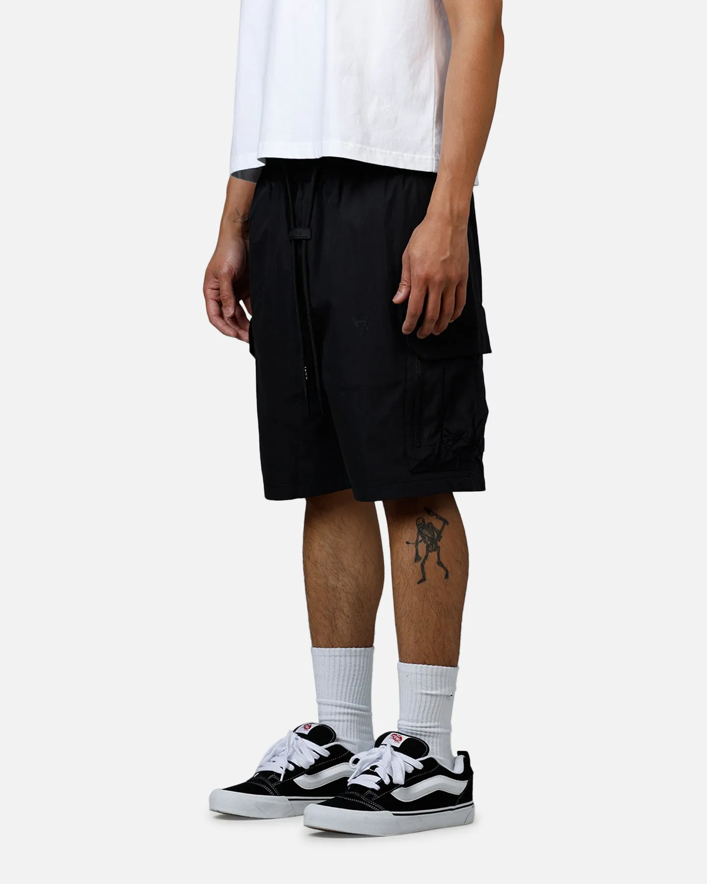 The Anti Order Anti Military Cargo Shorts Black