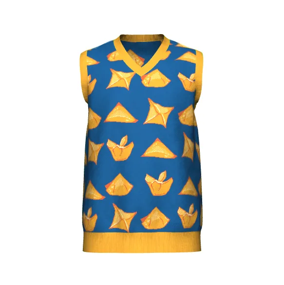 The Obsession Crab Rangoon Knit Vest