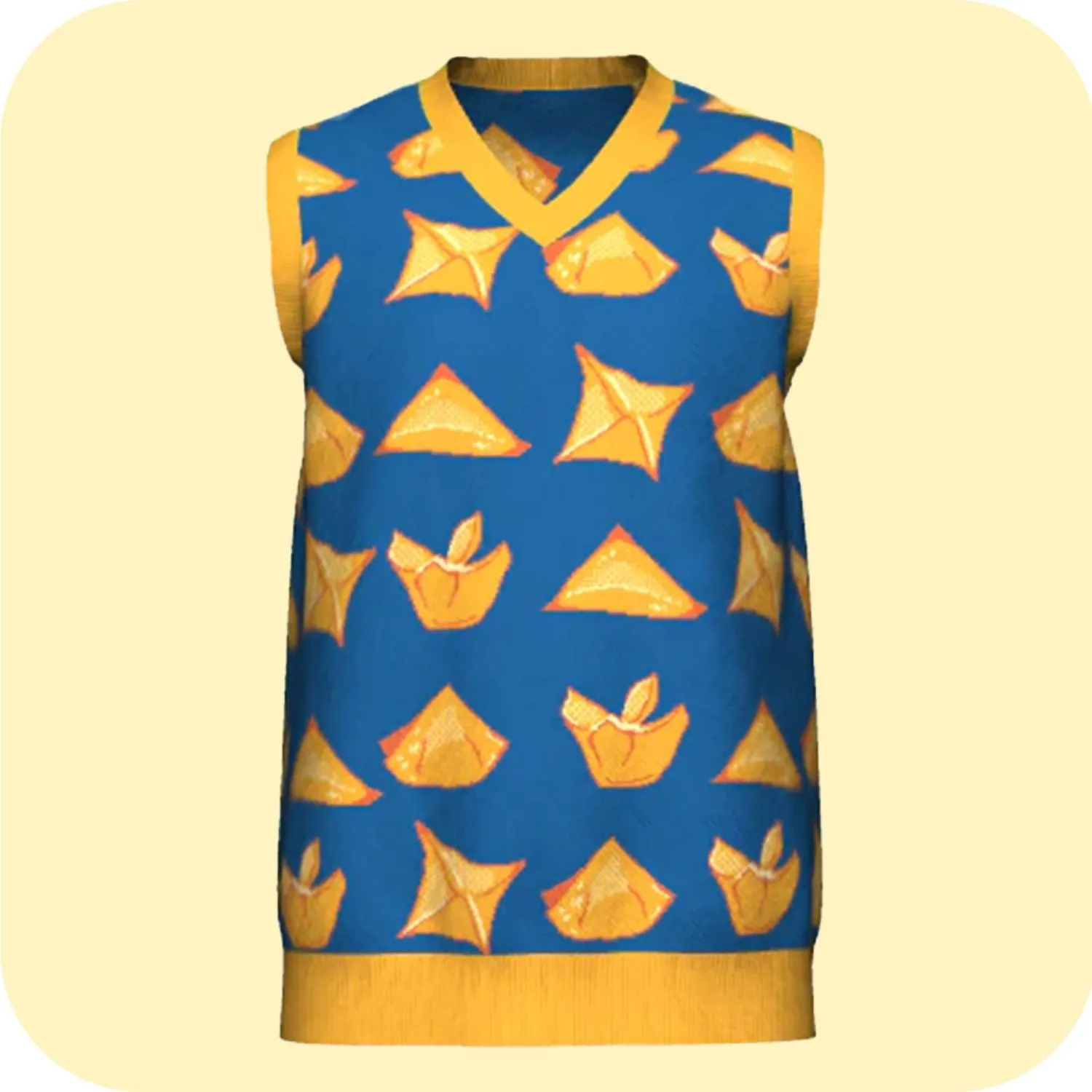 The Obsession Crab Rangoon Knit Vest