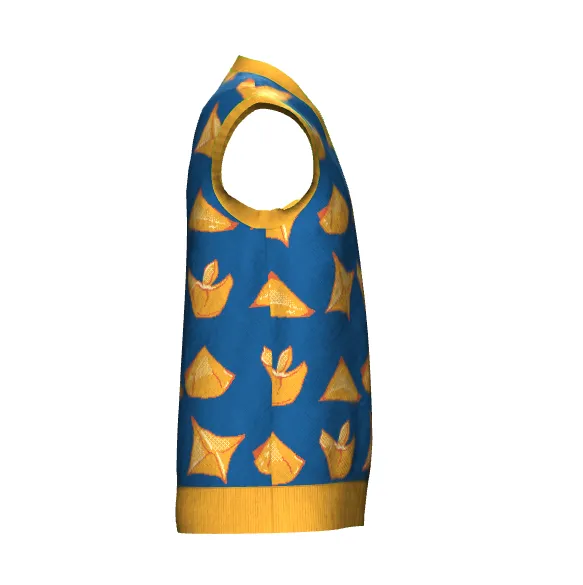 The Obsession Crab Rangoon Knit Vest