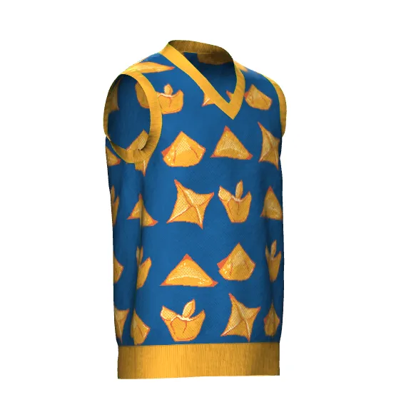 The Obsession Crab Rangoon Knit Vest