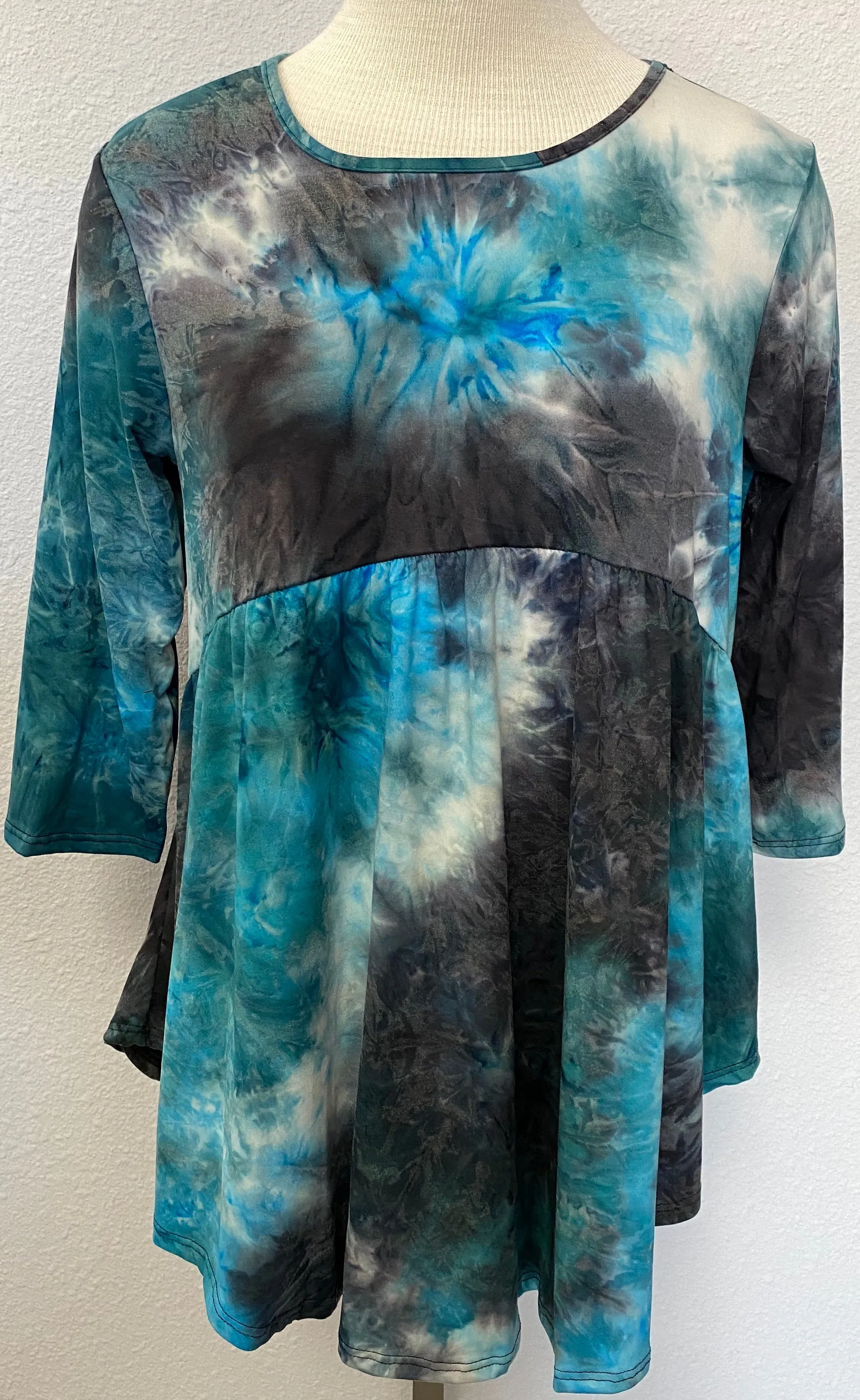 TIE DYE BABY DOLL TOP