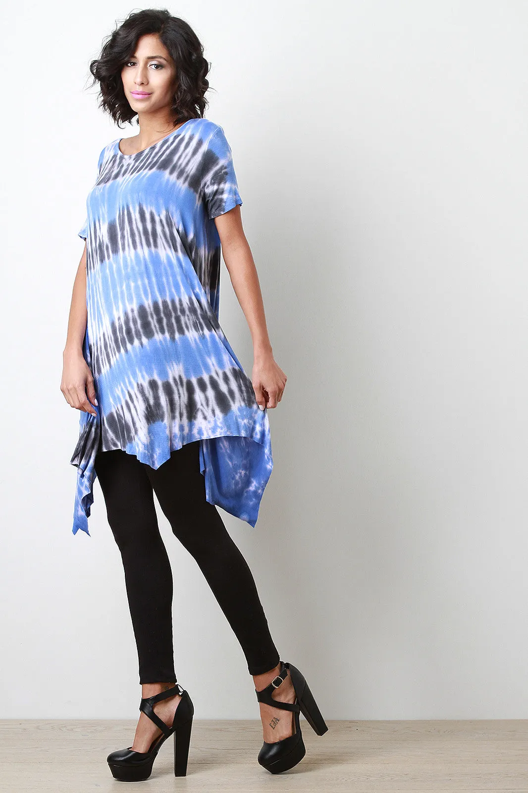 Tie Dye Handkerchief Top